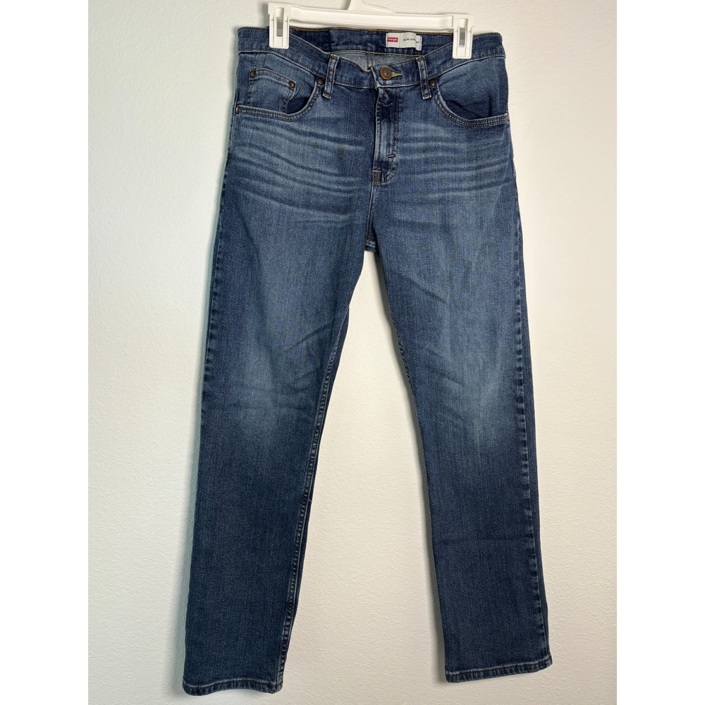 Wrangler Slim Straight Jeans Mens 32x30 Medium Wash Denim 1092SSWJS